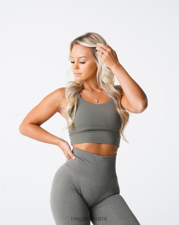 NVGTN Trikoot 8D6ZZ191 NVGTN naiset poise-rintaliivit khakin vihreä kunto