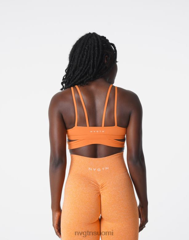 NVGTN Trikoot 8D6ZZ194 NVGTN naiset pyörivät rintaliivit poltettu appelsiini kunto