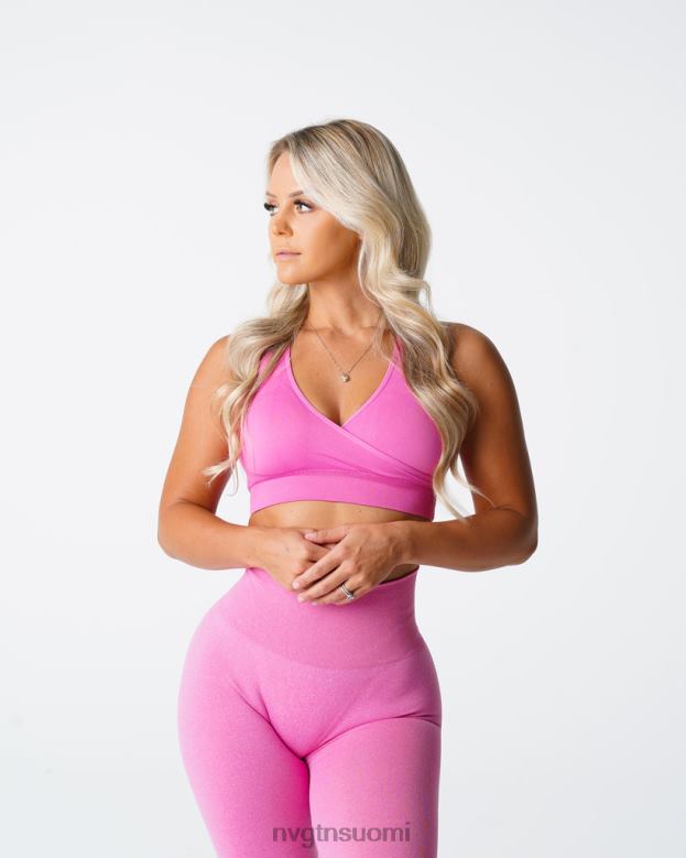 NVGTN Trikoot 8D6ZZ200 NVGTN naiset pursuit saumattomat rintaliivit purukumi pinkki kunto