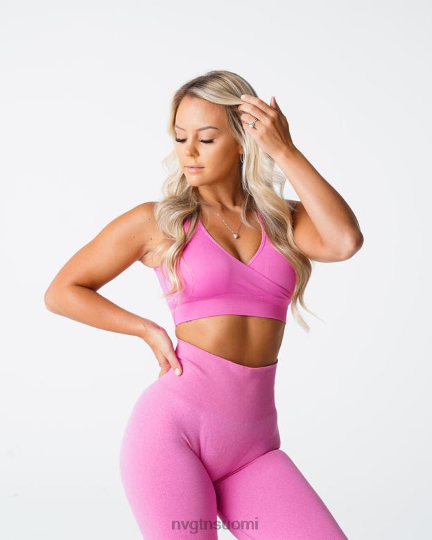 NVGTN Trikoot 8D6ZZ200 NVGTN naiset pursuit saumattomat rintaliivit purukumi pinkki kunto