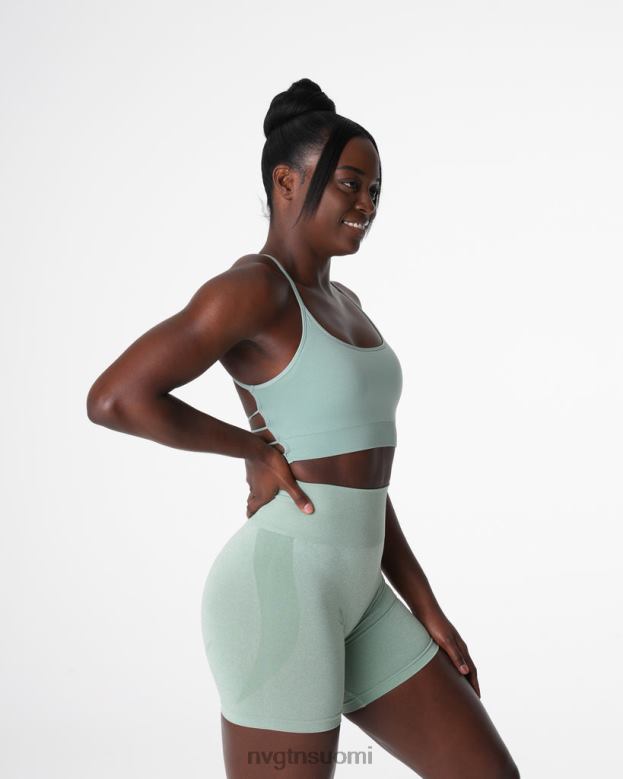 NVGTN Trikoot 8D6ZZ29 NVGTN naiset voittamattomat saumattomat rintaliivit salvian vihreä kunto