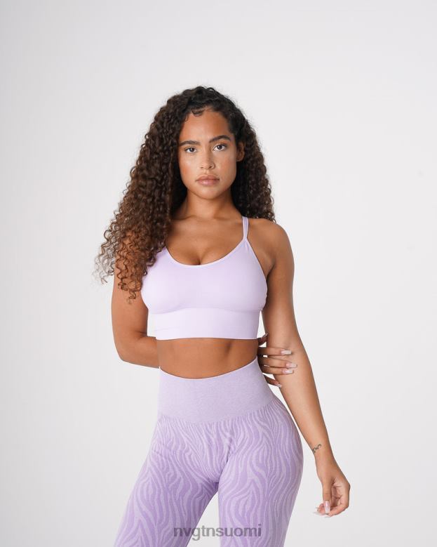 NVGTN Trikoot 8D6ZZ59 NVGTN naiset kukoistavat saumattomat rintaliivit laventeli kunto