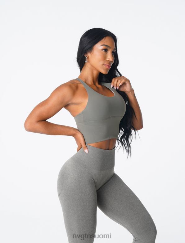 NVGTN Trikoot 8D6ZZ83 NVGTN naiset matrix-rintaliivit khakin vihreä kunto