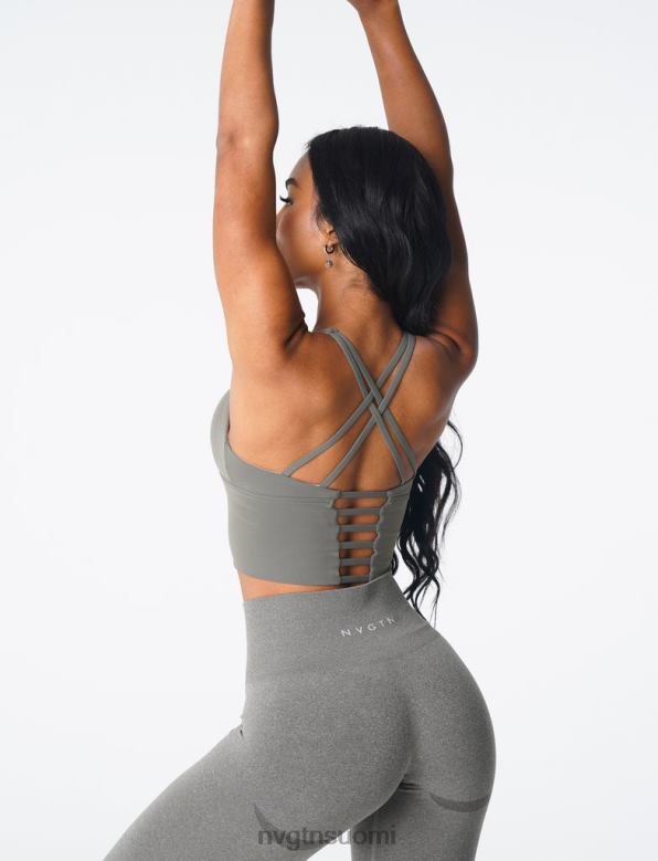 NVGTN Trikoot 8D6ZZ83 NVGTN naiset matrix-rintaliivit khakin vihreä kunto