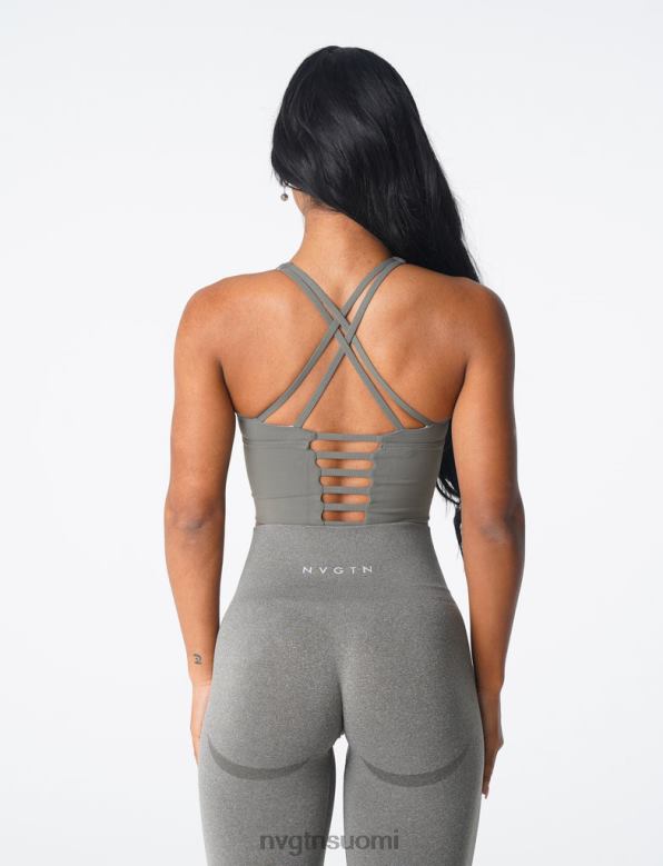 NVGTN Trikoot 8D6ZZ83 NVGTN naiset matrix-rintaliivit khakin vihreä kunto