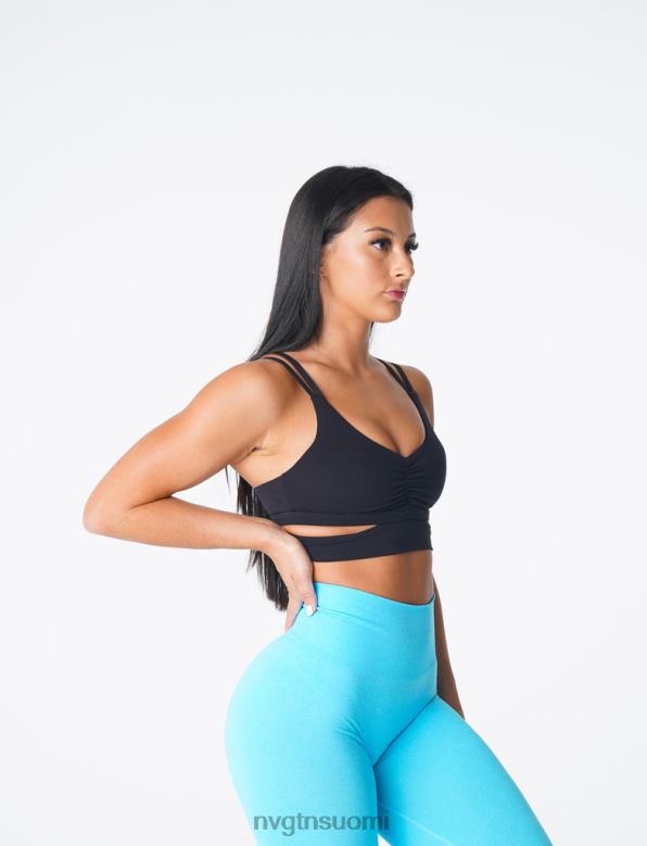 NVGTN Trikoot 8D6ZZ98 NVGTN naiset pyörivät rintaliivit musta kunto