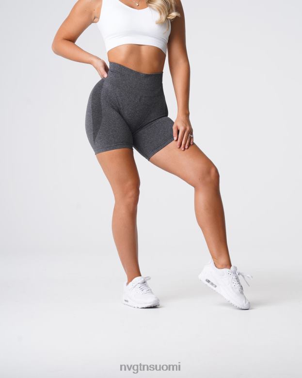 NVGTN Suomi 8D6ZZ321 NVGTN naiset ääriviivat saumattomat shortsit mustapilkuinen kunto