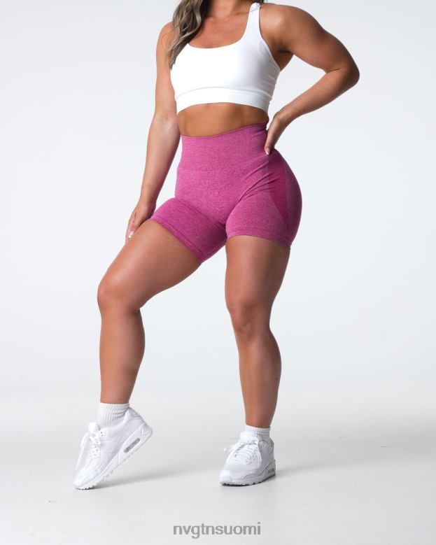 NVGTN Suomi 8D6ZZ331 NVGTN naiset ääriviivat saumattomat shortsit karmiininpunainen kunto