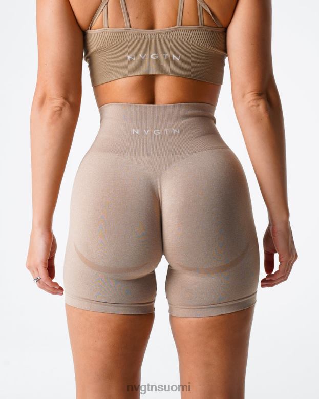 NVGTN Suomi 8D6ZZ342 NVGTN naiset ääriviivat saumattomat shortsit beige kunto