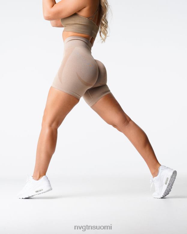NVGTN Suomi 8D6ZZ342 NVGTN naiset ääriviivat saumattomat shortsit beige kunto