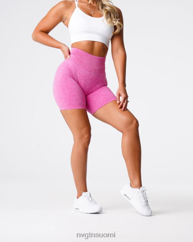 NVGTN Suomi 8D6ZZ426 NVGTN naiset saumattomat scrunch shortsit purukumi pinkki kunto