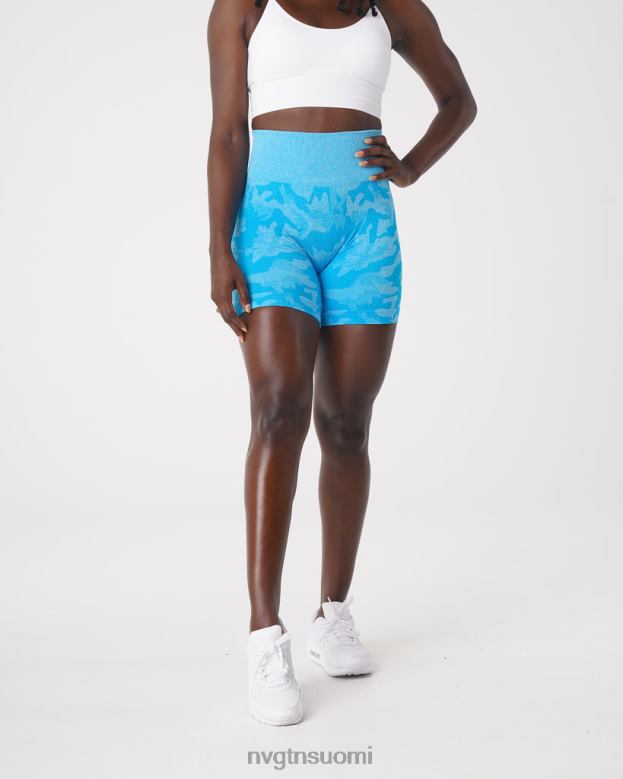 NVGTN Suomi 8D6ZZ441 NVGTN naiset camo saumattomat shortsit Karibian kunto