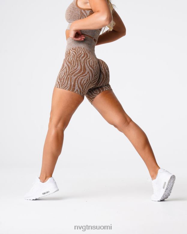 NVGTN Suomi 8D6ZZ472 NVGTN naiset saumattomat seepra-shortsit mokka kunto