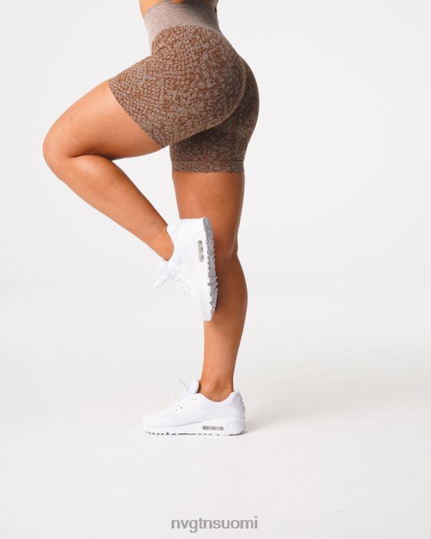 NVGTN Suomi 8D6ZZ475 NVGTN naiset saumattomat käärmeenhousut mokka kunto