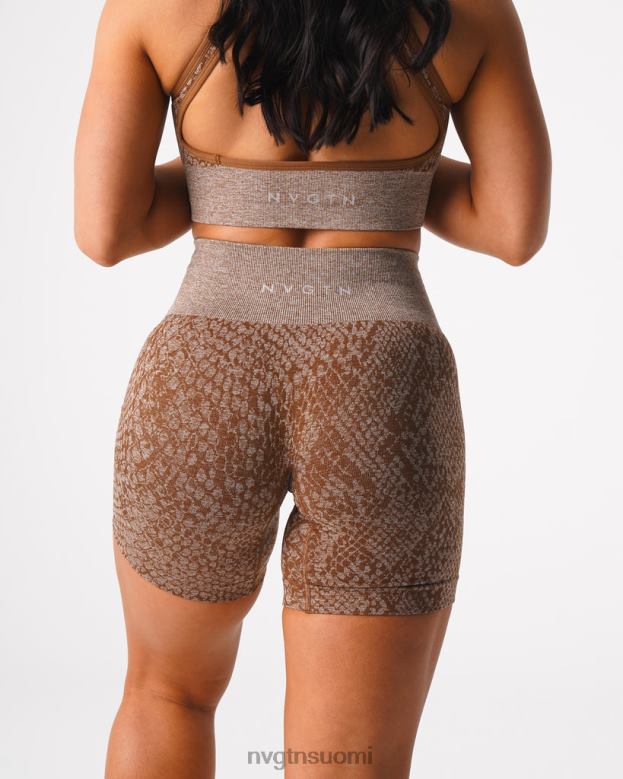 NVGTN Suomi 8D6ZZ475 NVGTN naiset saumattomat käärmeenhousut mokka kunto