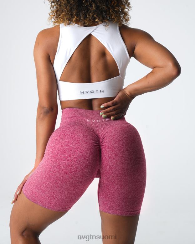 NVGTN Trikoot 8D6ZZ404 NVGTN naiset saumattomat scrunch shortsit karmiininpunainen kunto