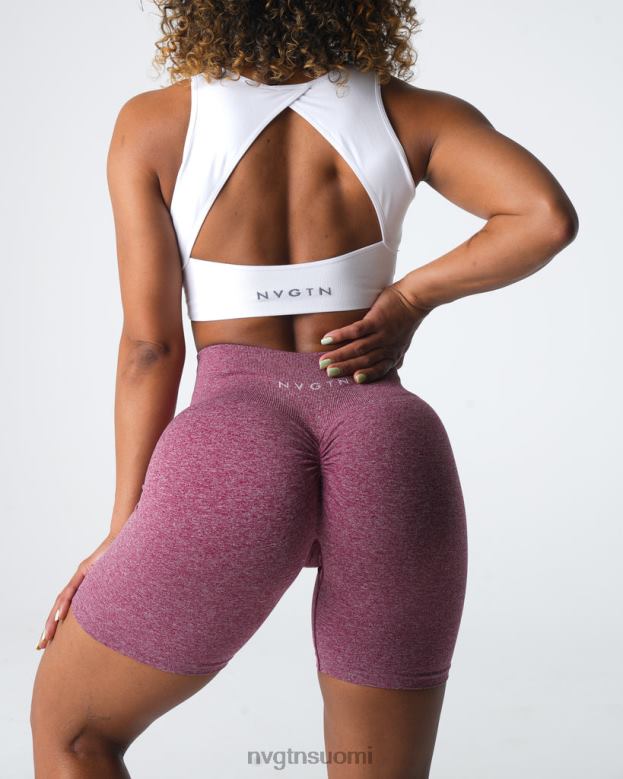 NVGTN Trikoot 8D6ZZ410 NVGTN naiset saumattomat scrunch shortsit kastanjanruskea kunto