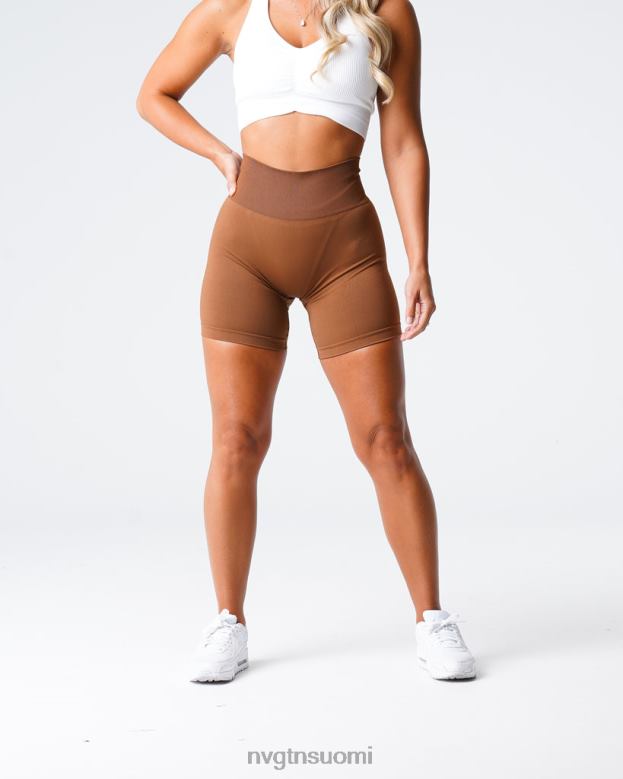 NVGTN Trikoot 8D6ZZ452 NVGTN naiset kiinteät saumattomat shortsit karamelli kunto