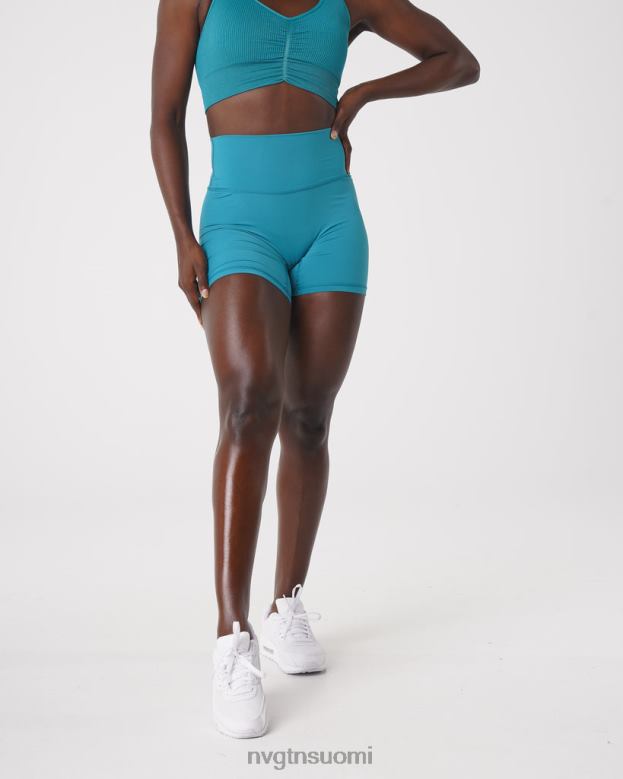 NVGTN Trikoot 8D6ZZ464 NVGTN naiset allekirjoitus 2.0 shortsit sinivihreä kunto