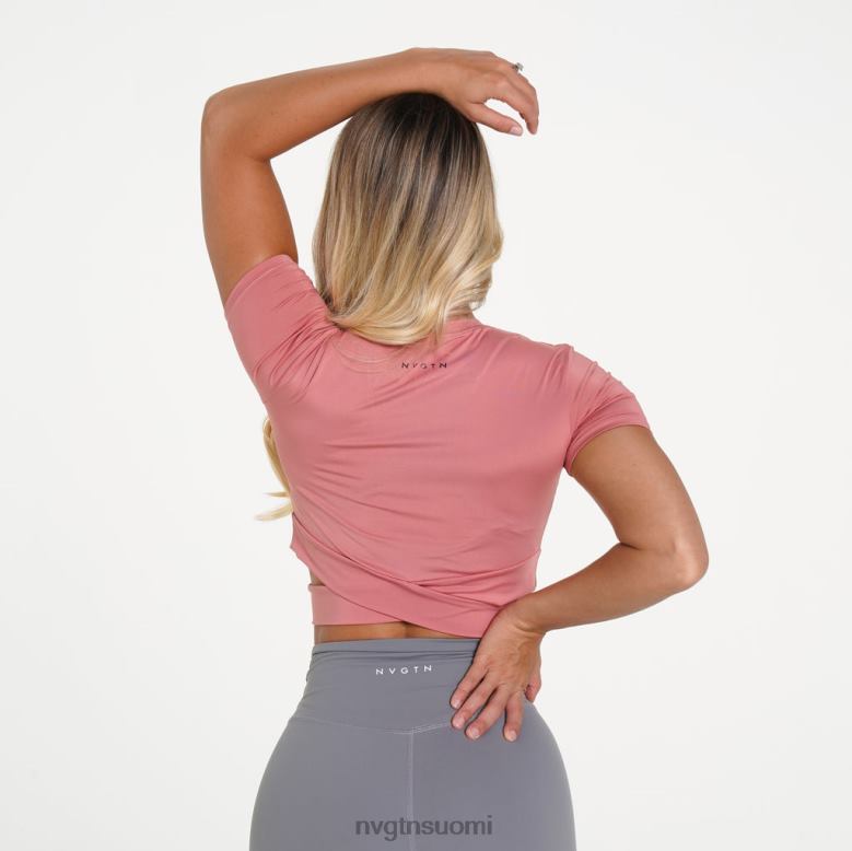 NVGTN Suomi 8D6ZZ277 NVGTN naiset crossbody t-paita pölyinen ruusu kunto