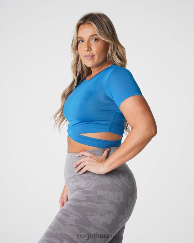 NVGTN Trikoot 8D6ZZ248 NVGTN naiset crossbody t-paita koboltti kunto