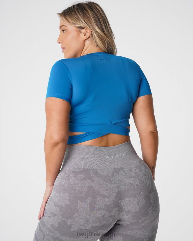 NVGTN Trikoot 8D6ZZ248 NVGTN naiset crossbody t-paita koboltti kunto