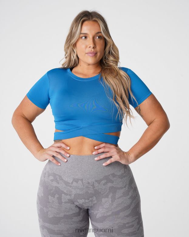 NVGTN Trikoot 8D6ZZ248 NVGTN naiset crossbody t-paita koboltti kunto